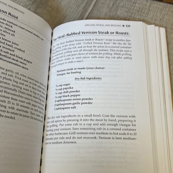 Quality Venison deer  Cookbook Great Recipes from the Kitchen of Steve and Gal… - Picture 6 of 7